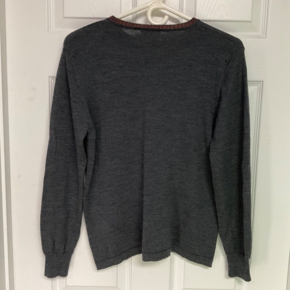 Grey 100% Merino Wool Sweater by Bartolini Women’s Medium - Picture 2 of 7